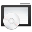 Dark Folder Music icon